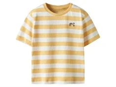 Name It t-shirt buff yellow med striber